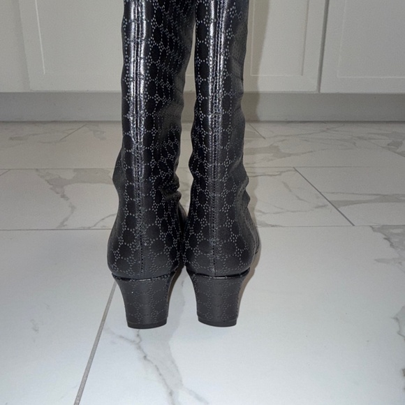 New STAUD WALLY BOOT BLACK PERFORATED LEATHER Sz. 37 - Picture 4 of 9